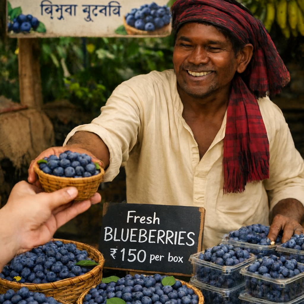 Blueberry Cultivation in Tripura