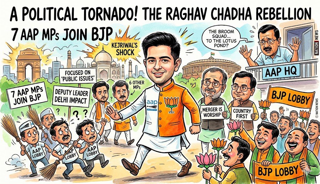 Raghav Chadha Joins BJP