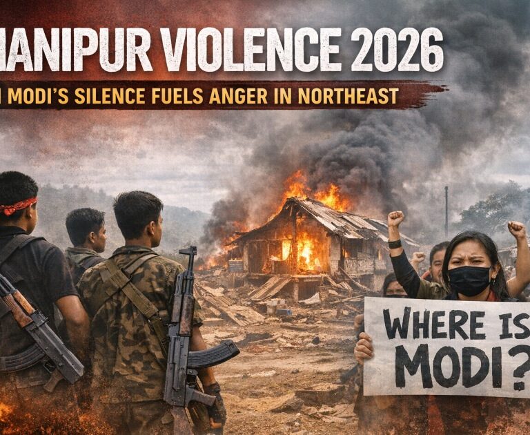 Where is the Viswaguru?”: As Manipur’s Youth Trade Pens for AK-47s, the People Ask Why PM Modi Has Abandoned the Northeast.