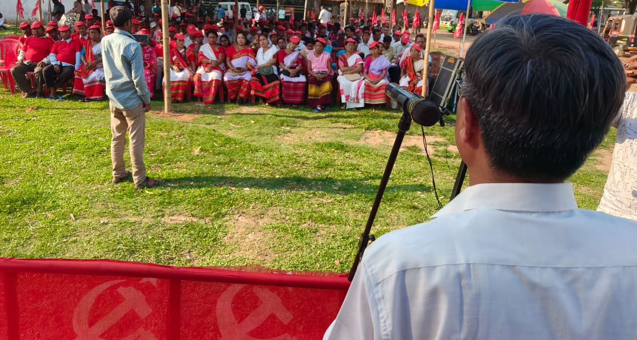 Jitendra Chowdhury Hejamara Rally