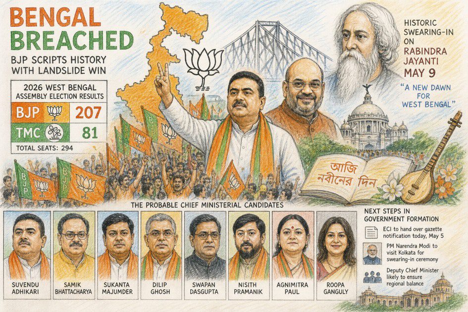 BJP’s Bengal Blitz: Power Shift After 15 Years