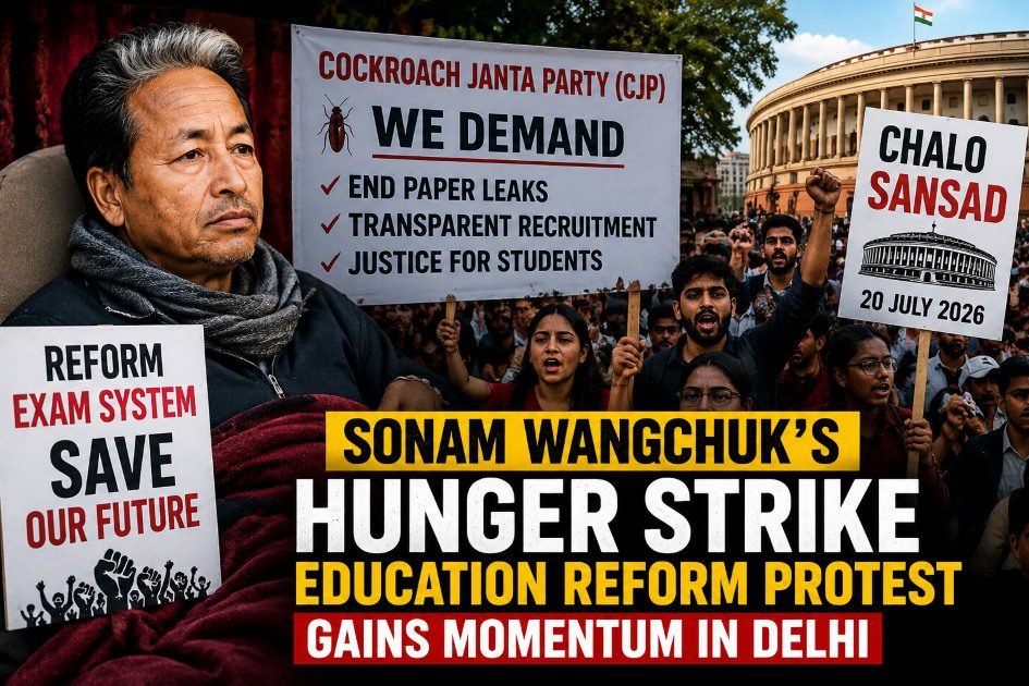 Sonam Wangchuk Hunger Strike, Education Reform Protest Draws National Attention