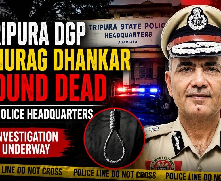 Tripura DGP Anurag Dhankar Death at Police Headquarters in Agartala