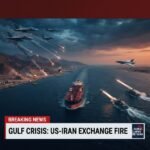 US-Iran war escalation regional strikes map