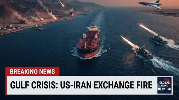 US-Iran war escalation regional strikes map
