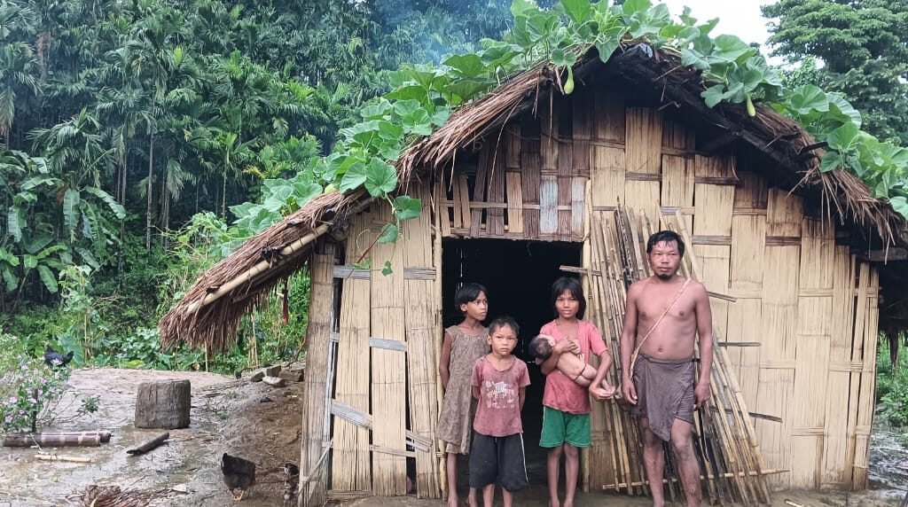 tribal family denied basic rights in Raichandrapara Tripura